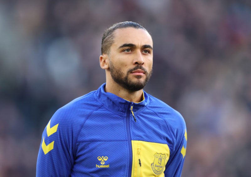 LONDON, ENGLAND - JANUARY 21: Dominic Calvert-Lewin of Everton during the Premier League match between West Ham United and Everton FC at London Sta...