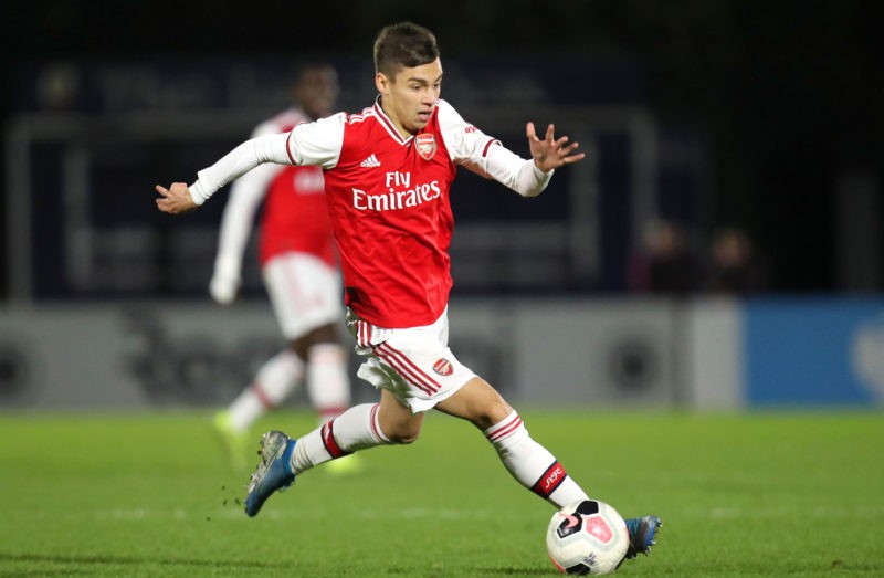 Arsenal midfielder in massive national team feud 2 BOREHAMWOOD, ENGLAND - JANUARY 09: Catalin Cirjan of Arsenal runs with the ball during the FA Youth Cup Fourth Round match between Arsenal FC and Southampton FC at Meadow Park on January 09, 2020 in Borehamwood, England. (Photo by James Chance/Getty Images)
