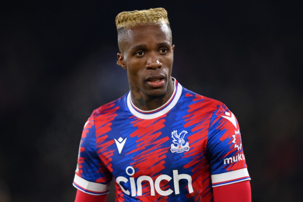 Arsenal signing Wilfried Zaha viewed as serious possibility 3 LONDON, ENGLAND - JANUARY 21: Wilfried Zaha of Crystal Palace during the Premier League match between Crystal Palace and Newcastle United at Selhurst Park on January 21, 2023 in London, England. (Photo by Justin Setterfield/Getty Images)