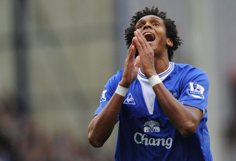 "Spectacular guy" Brazilian striker explains Arteta help as he retires 3 Everton's Brazilian forward Jo reacts after missing an opportunity to score in the closing stages against Wigan Athletic during their English Premier League football match at Goodison Park in Liverpool, north-west England, on August 30, 2009. (Photo credit PAUL ELLIS/AFP via Getty Images)