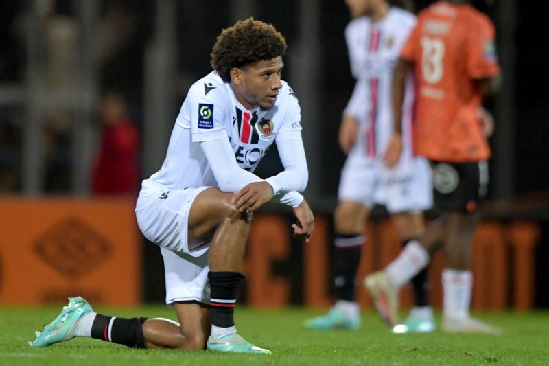 Saliba's injury opens door for Todibo in French team 4 Nice's French defender Jean-Clair Todibo reacts after Nice won the French L1 football match between FC Lorient and OGC Nice, at Stade du Moustoir in Lorient, western France, on October 30, 2022. (Photo by JEAN-FRANCOIS MONIER/AFP via Getty Images)