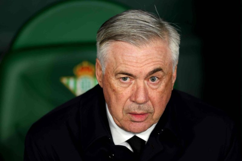 Mikel Arteta linked to Real Madrid amid Ancelotti uncertainty 2 SEVILLE, SPAIN - MARCH 05: Carlo Ancelotti, Manager of Real Madrid, looks on prior to the LaLiga Santander match between Real Betis and Real Madrid CF at Estadio Benito Villamarin on March 05, 2023 in Seville, Spain. (Photo by Fran Santiago/Getty Images)