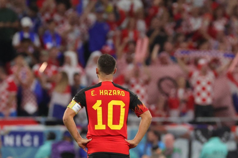 7 Arsenal targets for summer transfer window 4 Belgium's Eden Hazard pictured after a draw result 0-0 meaning the elimination in the group phase at a soccer game between Belgium's national team the Red Devils and Croatia, the third and last game in Group F of the FIFA 2022 World Cup in Al Rayyan, State of Qatar on Thursday 01 December 2022. BELGA PHOTO VIRGINIE LEFOUR (Photo by VIRGINIE LEFOUR/BELGA MAG/AFP via Getty Images)