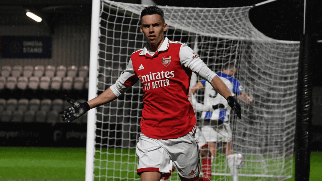 Meet the next generation of Arsenal's stars ready to take the stage 3 Catalin Cirjan celebrates a goal for the Arsenal u21s (Photo via Arsenal.com)