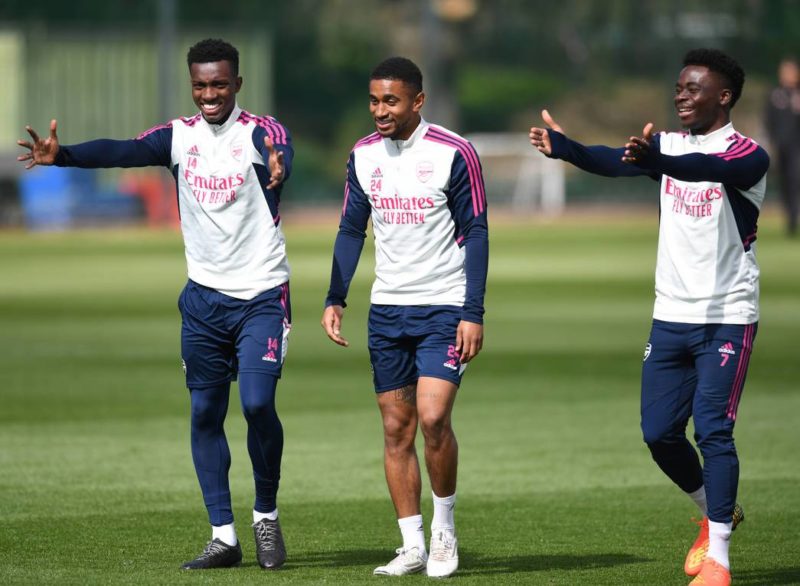 eddie nketiah returns to training