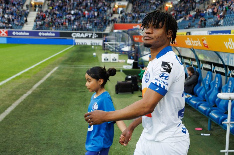 Arsenal transfers - Gent's Gift Emmanuel Orban pictured ahead of a soccer match between KAA Gent and Cercle Brugge, Saturday 20 May 2023 in Brugge,...
