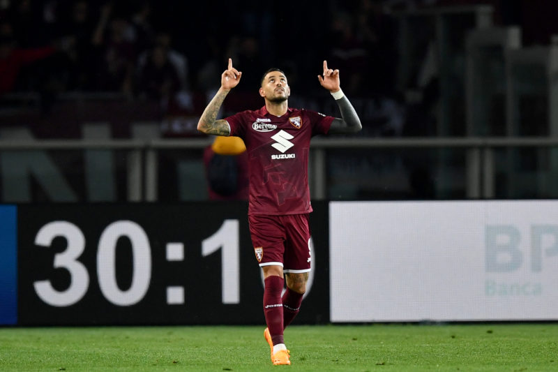 Arsenal to offer €25m for Paraguayan forward 4 Arsenal transfers - TURIN, ITALY - APRIL 29: Antonio Sanabria of Torino FC celebrates after scoring the team's first goal during the Serie A match between Torino FC and Atalanta BC at Stadio Olimpico di Torino on April 29, 2023 in Turin, Italy. (Photo by Valerio Pennicino/Getty Images)