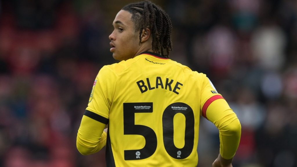 Eredivisie winger wants Arsenal move 3 Adrian Blake playing for former club Watford (Photo via Watford)