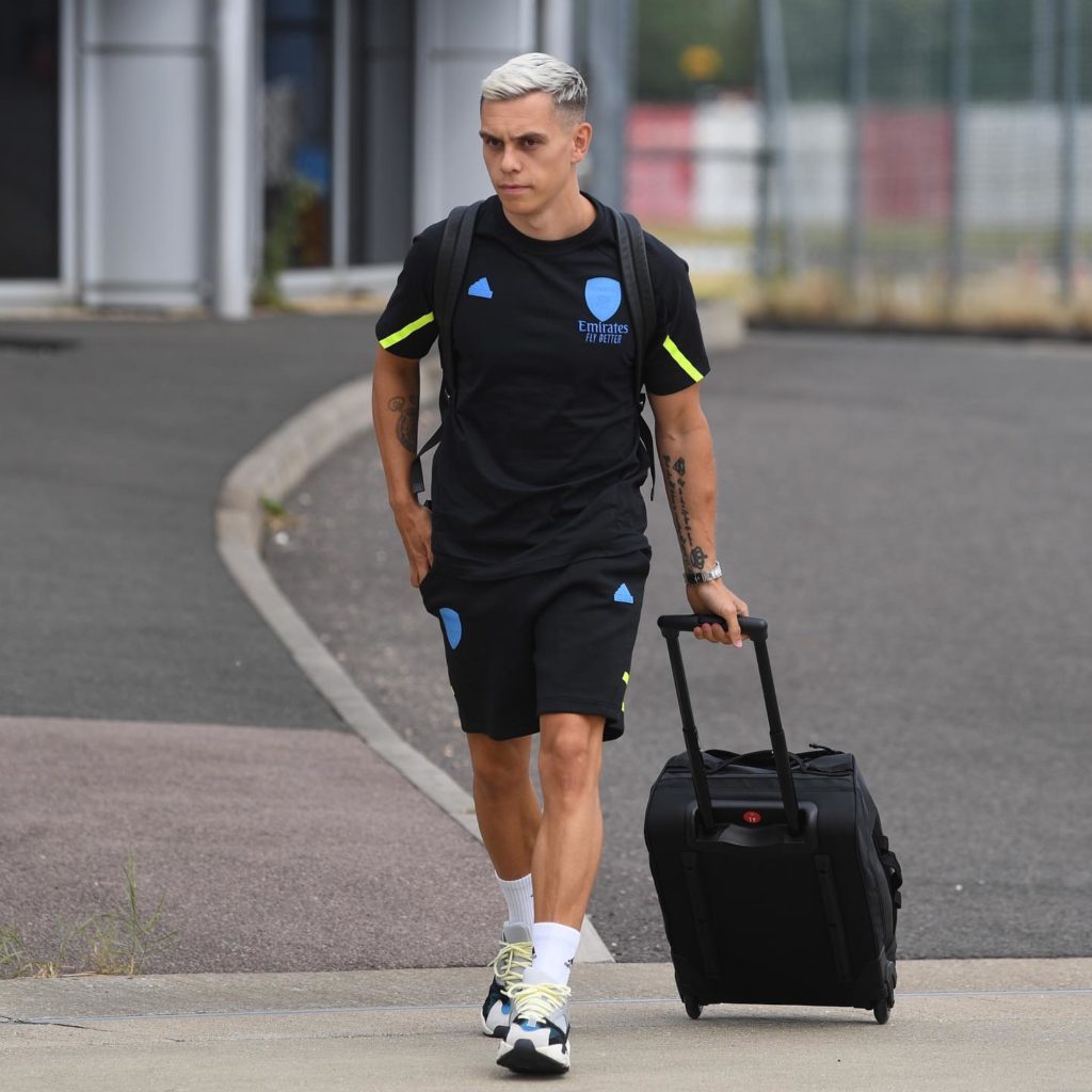 Arsenal injury list grows to 8 after double setback in Nürnberg 2 Leandro Trossard with Arsenal on the pre-season tour (Photo via Arsenal on Instagram)