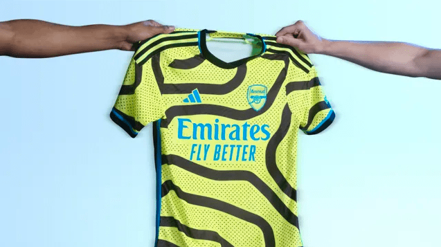 Arsenal expected to extend Emirates partnership 3 The new Arsenal away kit for 2023/24 (Photo via Arsenal.com)