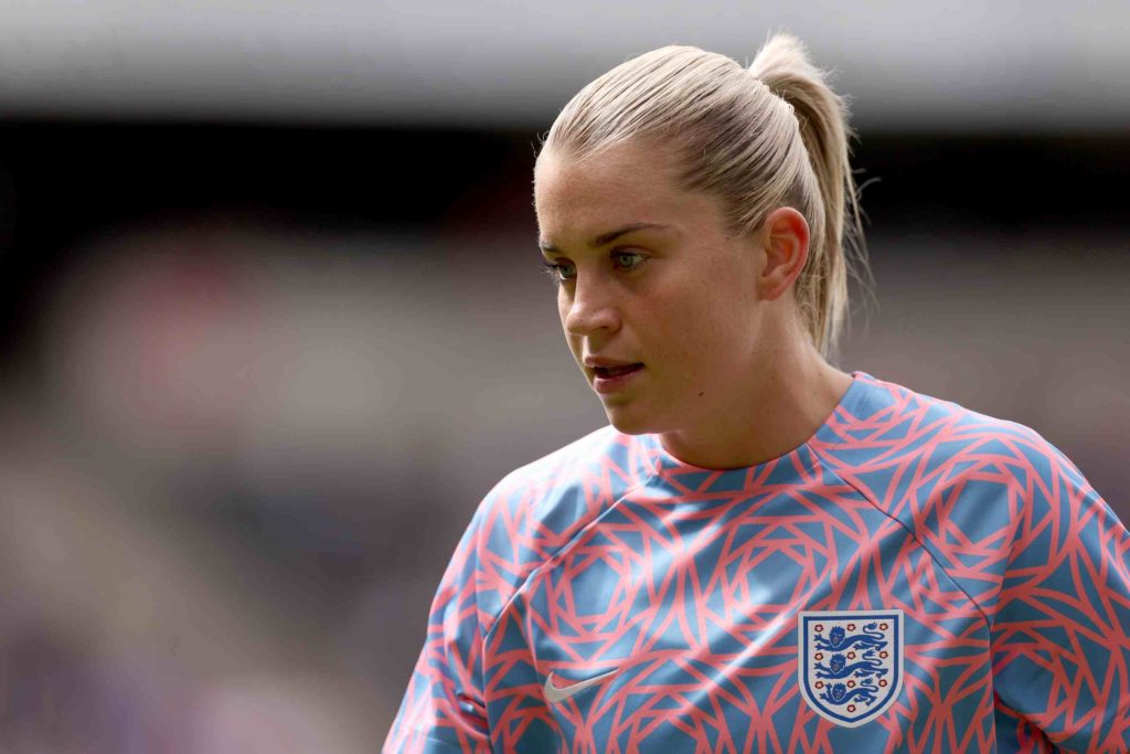 4 Arsenal players leave on loan 4 MILTON KEYNES, ENGLAND - JULY 01: Alessia Russo of England looks on during the Women's International Friendly match between England and Portugal at Stadium mk on July 01, 2023 in Milton Keynes, England. (Photo by Richard Heathcote/Getty Images)