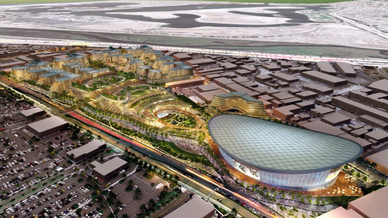 A conceptual rendering of the Midway Rising plan by project architect Safdie Rabines (Courtesy, Safdie Rabines Architects)