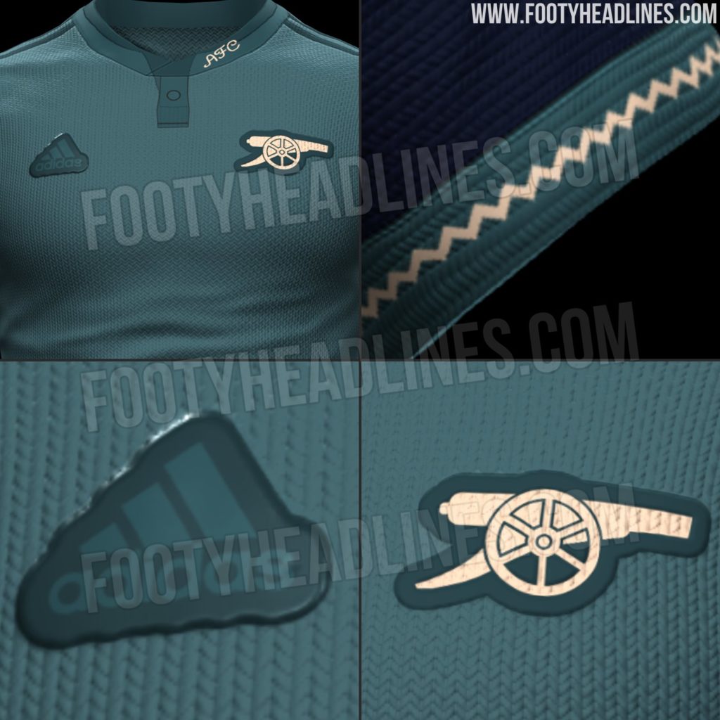 Arsenal to release sponsor-free version of 3rd kit fans will love 3 The sponsorless version of Arsenal's 2023/24 third kit (Photo via FootyHeadlines.com)