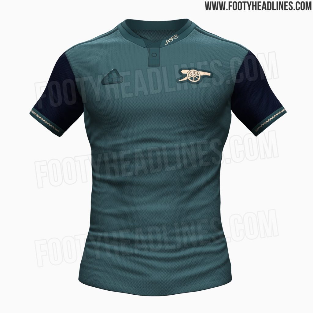 Arsenal to release sponsor-free version of 3rd kit fans will love 5 The sponsorless version of Arsenal's 2023/24 third kit (Photo via FootyHeadlines.com)