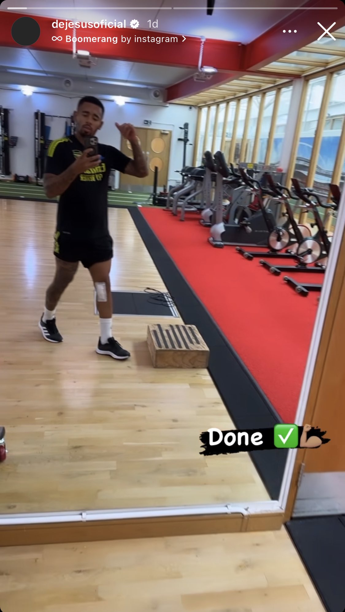 Arsenal injury news amid Gabriel Jesus boost 3 Gabriel Jesus on Instagram