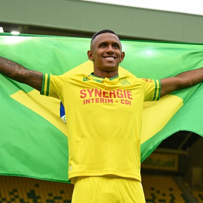 Ligue 1 club confirm signing of Arsenal forward 2 Marquinhos after signing on loan for FC Nantes (Photo via Nantes)