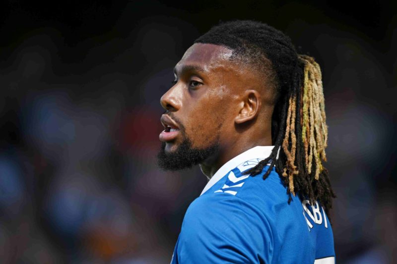 LIVERPOOL, ENGLAND - AUGUST 12: Alex Iwobi of Everton in action during the Premier League match between Everton FC and Fulham FC at Goodison Park o...