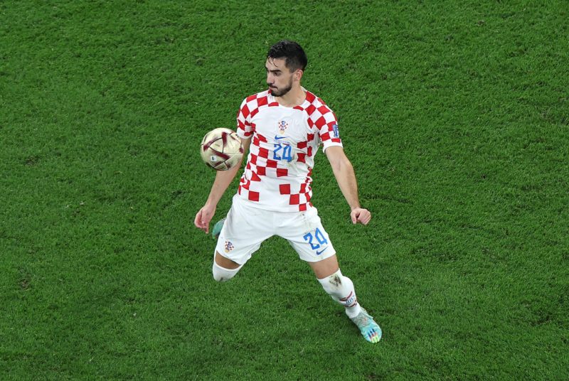 Arsenal keen to seal deal for Josip Sutalo after extensive scouting 3 Croatia's defender #24 Josip Sutalo controls the ball during the Qatar 2022 World Cup football third place play-off match between Croatia and Morocco at Khalifa International Stadium in Doha on December 17, 2022. (Photo by GIUSEPPE CACACE/AFP via Getty Images)