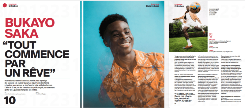 Bukayo Saka France Football interview