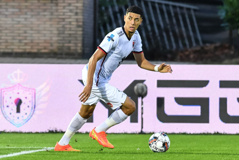 Former Arsenal youngster signs for Carlisle United 2 Rwdm's Luke Plange pictured during a soccer match between KMSK Deinze and RWD Molenbeek, Sunday 11 September 2022 in Deinze, on day 5 of the 2022-2023 'Challenger Pro League' 1B second division of the Belgian championship.(Photo by JILL DELSAUX/BELGA MAG/AFP via Getty Images)