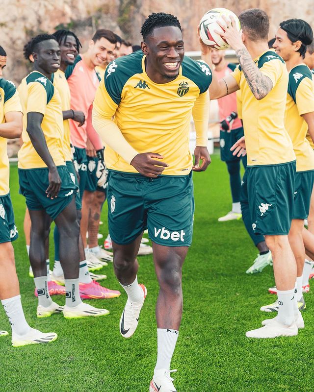 Folarin Balogun after joining AS Monaco (Photo via Balogun on Instagram)