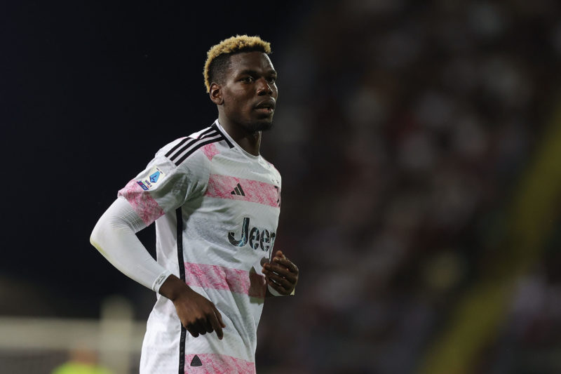 EMPOLI, ITALY - SEPTEMBER 3: Paul Labile Pogba of Juventus looks on during the Serie A TIM match between Empoli FC and Juventus at Stadio Carlo Castellani on September 3, 2023 in Empoli, Italy. (Photo by Gabriele Maltinti/Getty Images)