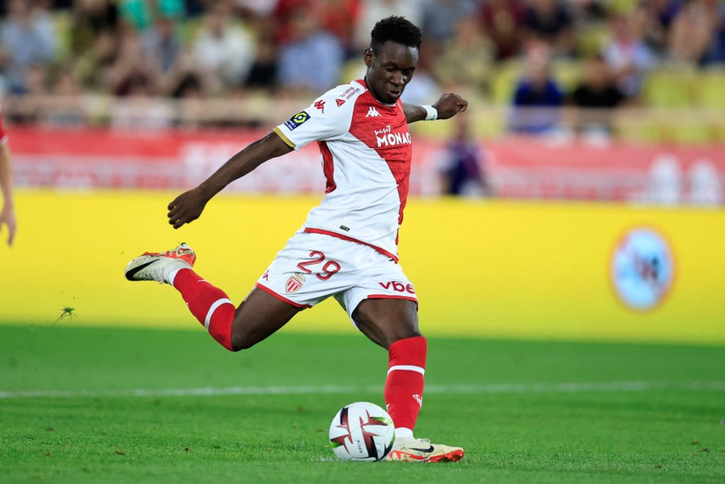 U.S. Soccer condemn racist comments aimed at former Gunner 4 Monaco's US forward #29 Folarin Balogun shoots a second penalty during the French L1 football match between AS Monaco and OGC Nice at the Louis II Stadium in the Principality of Monaco on September 22, 2023. (Photo by Valery HACHE / AFP) (Photo by VALERY HACHE/AFP via Getty Images)