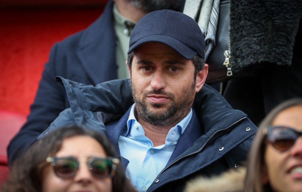777 Partners' Josh Wander pictured before a football match between Standard de Liege and Royale Union Saint-Gilloise, Sunday 03 April 2022. (Photo by VIRGINIE LEFOUR/BELGA MAG/AFP via Getty Images)