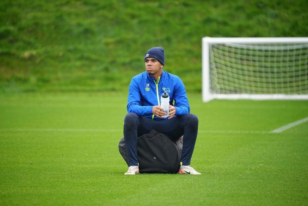 Arsenal loanee FA Cup roundup & 2nd-round draws 2 Tyreece John-Jules back in training with Derby County (Photo via John-Jules on Instagram)