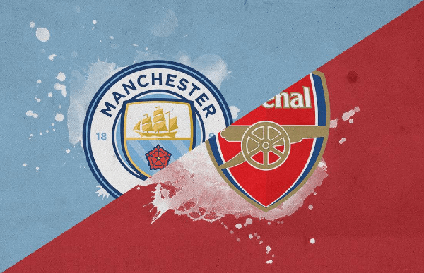 Manchester City Arsenal badges