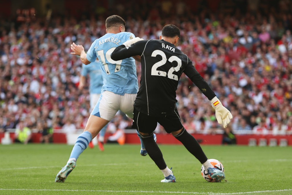 David Raya praises 'incredible' Emirates Stadium support 2 arsenal fc v manchester city premier league 2