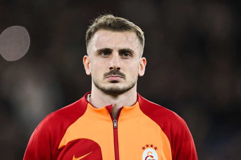 MANCHESTER, ENGLAND - OCTOBER 03: Muhammed Kerem Akturkoglu of Galatasaray looks on before the UEFA Champions League match between Manchester Unite...