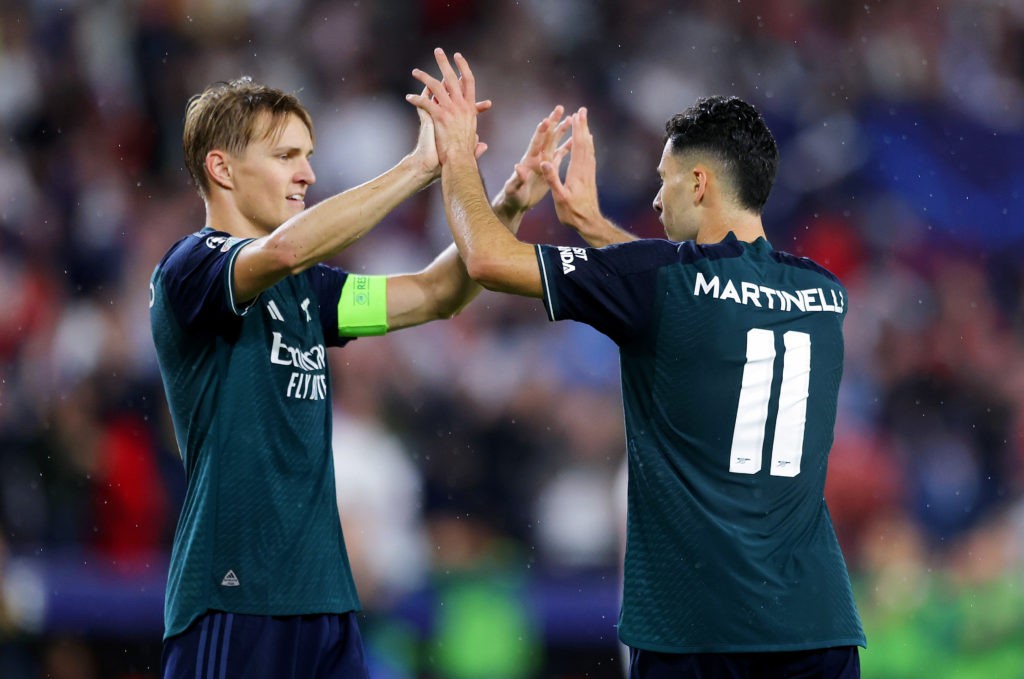 sevilla fc v arsenal fc group b uefa champions league 2023 24 8