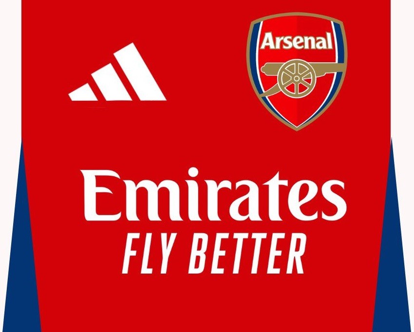 Arsenal home kit colours for 2024/25 (via @ArsenalShirt on Twitter)
