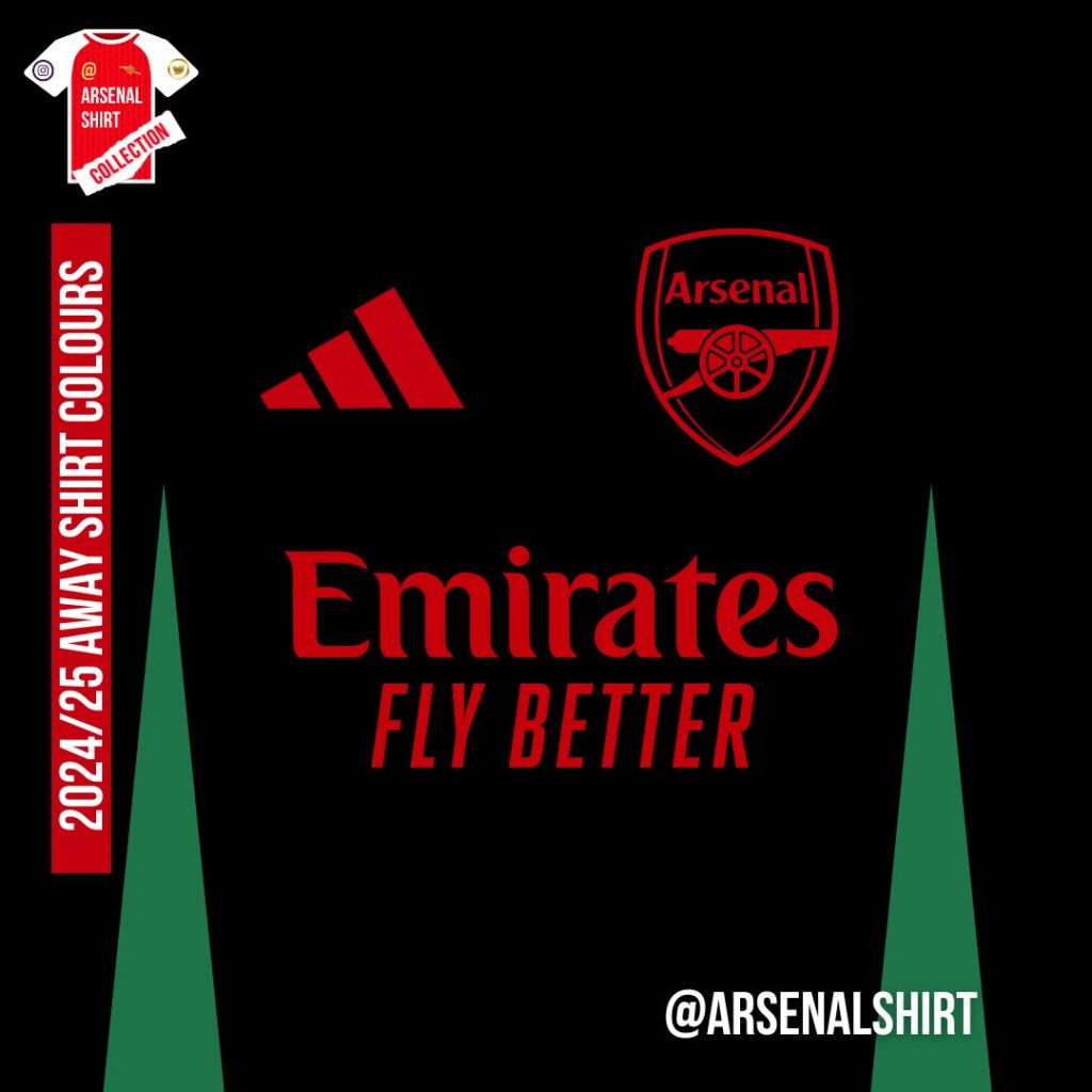 Arsenal 24/25 kit colours leak as rumours of 3rd US friendly appear 3 Arsenal away kit colours for 2024/25 (via @ArsenalShirt on Twitter)