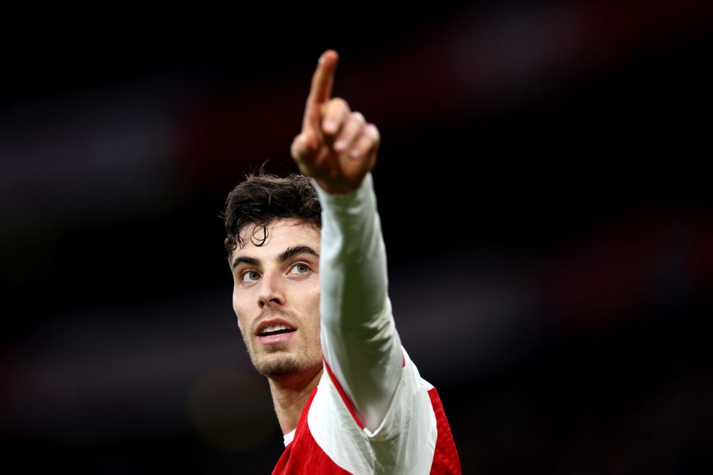Havertz reacts to Arsenal fan impact on Liverpool clash 3 arsenal fc v brighton and hove albion premier league 1