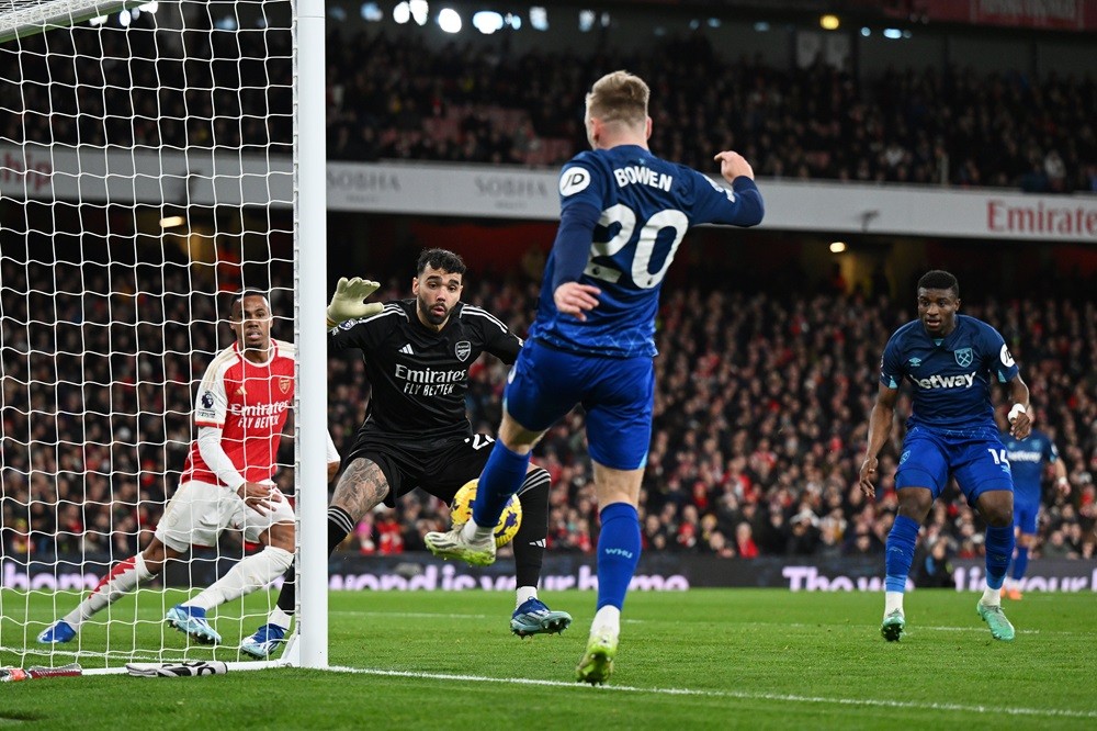 arsenal fc v west ham united premier league