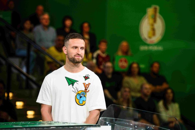 DORTMUND, GERMANY - OCTOBER 01: Shkodran Mustafi at Deutsches Fussballmuseum on October 01, 2023 in Dortmund, Germany. (Photo by Frederic Scheidema...