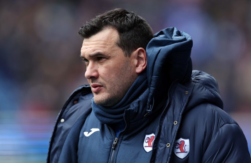 GLASGOW, SCOTLAND - MARCH 12: Raith Rovers manager Ian Murray is seen during the Scottish Cup match between Rangers and Raith Rovers at Ibrox Stadi...