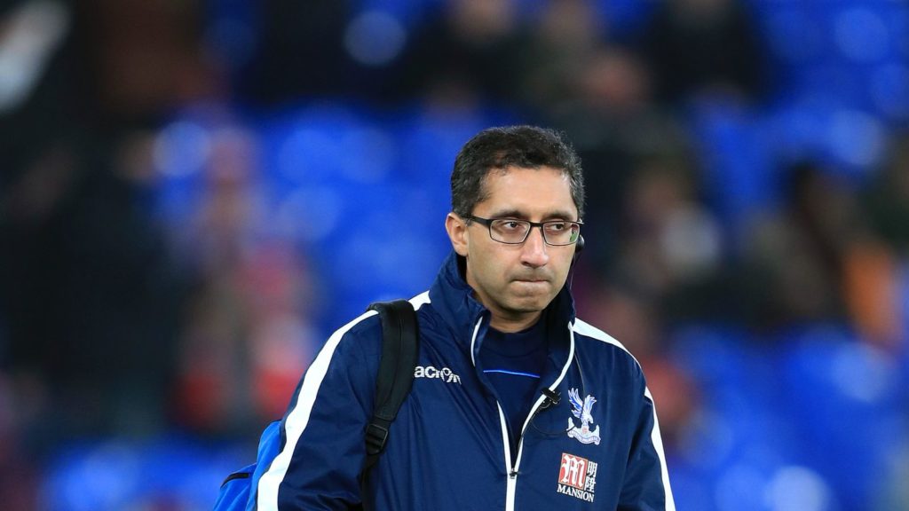 Arsenal find replacement after key staffer leaves for Manchester United 2 Zafar Iqbal with Crystal Palace (Photo via Sky Sports)