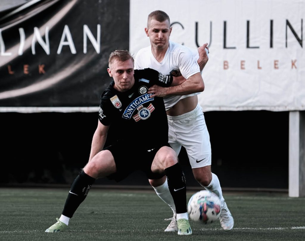 Arsenal loanee scores on friendly debut after January move 3 Mika Biereth playing for Sturm Graz (Photo via Sturm Graz on Twitter)