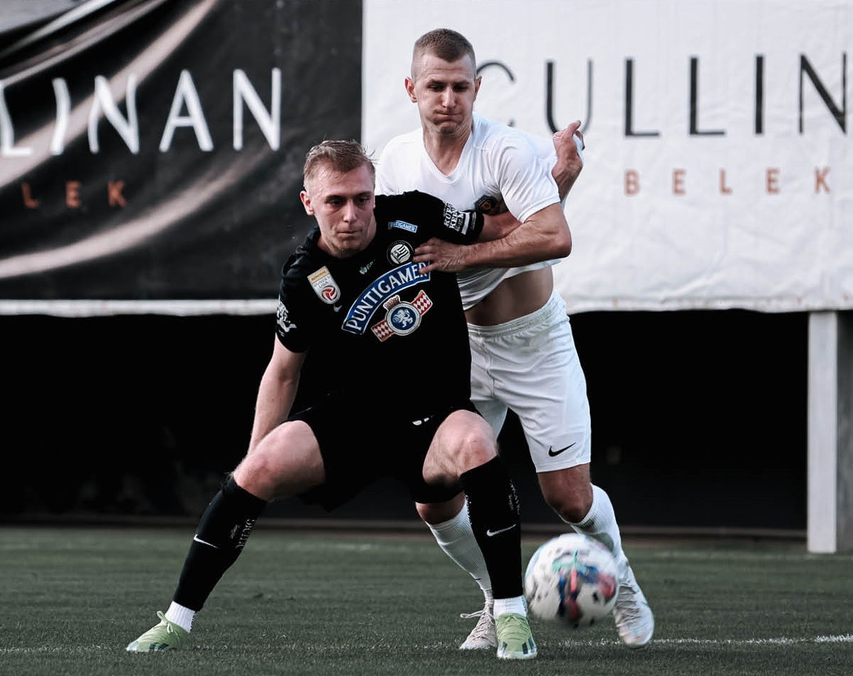 Mika Biereth playing for Sturm Graz (Photo via Sturm Graz on Twitter)