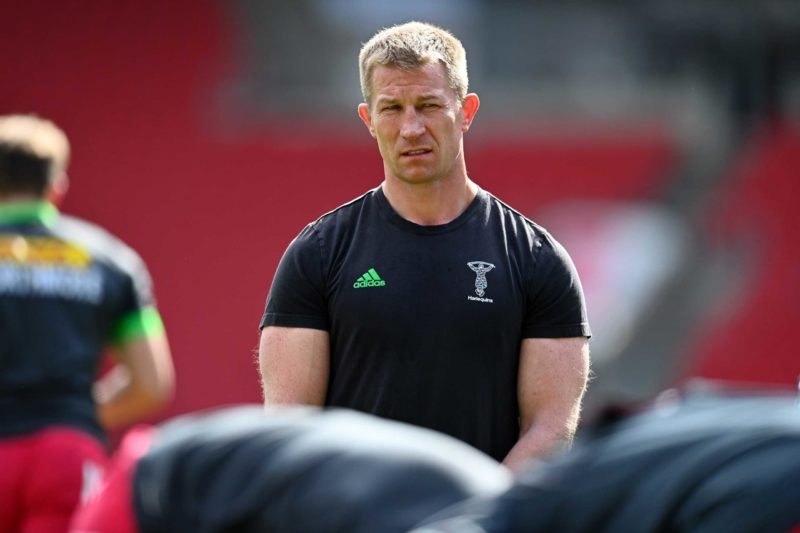 From Emirates to Springboks: Flannery's unexpected Arsenal link 1 BRISTOL, ENGLAND - MARCH 27: Jerry Flannery, Lineout & Defence Coach of Harlequins looks on prior to the Gallagher Premiership Rugby match between Bristol and Harlequins at Ashton Gate on March 27, 2021 in Bristol, England. Sporting stadiums around the UK remain under strict restrictions due to the Coronavirus Pandemic as Government social distancing laws prohibit fans inside venues resulting in games being played behind closed doors. (Photo by Dan Mullan/Getty Images)