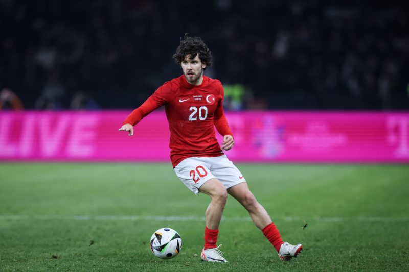 Arsenal expected to make offer for Ferdi Kadıoğlu 2 Turkey's defender #20 Ferdi Kadioglu plays the ball during the international friendly football match between Germany and Turkey at the Olympic Stadium in Berlin on November 18, 2023, in preparation for the UEFA Euro 2024 in Germany. (Photo by RONNY HARTMANN/AFP via Getty Images)