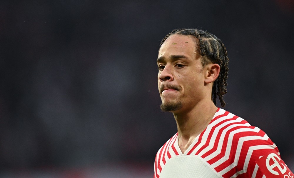 LEIPZIG, GERMANY: Xavi Simons of Leipzig in action during the Bundesliga match between RB Leipzig and Eintracht Frankfurt at Red Bull Arena on Janu...
