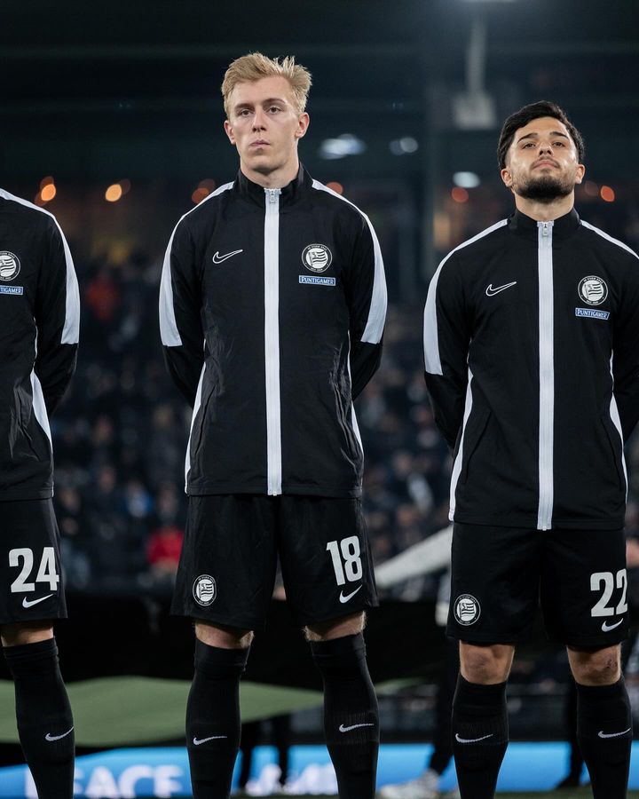Mika Biereth lines up with Sturm Graz (Photo via Biereth on Instagram)