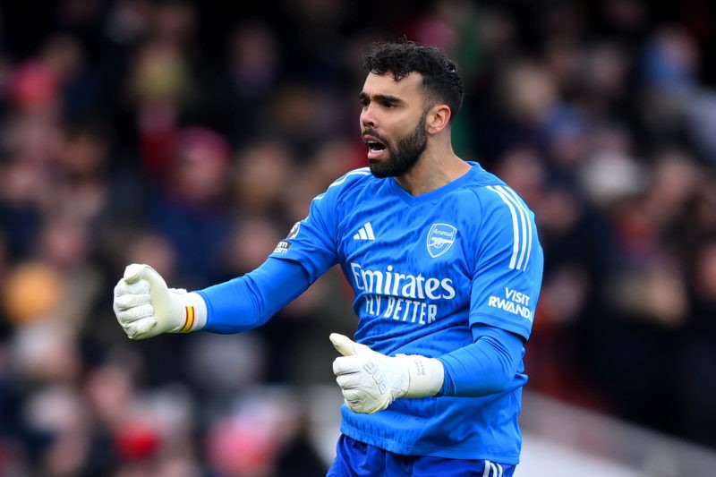 Can Arsenal avoid complacency against Burnley? Arteta's message 5 LONDON, ENGLAND - JANUARY 20: David Raya of Arsenal celebrates after teammate Gabriel Martinelli scores his team's fourth goal during the Premier League match between Arsenal FC and Crystal Palace at Emirates Stadium on January 20, 2024 in London, England. (Photo by Justin Setterfield/Getty Images)