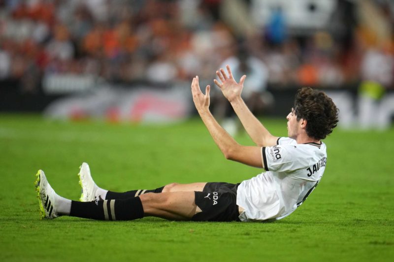Arsenal add Guerra and Mosquera to summer transfer watchlist 2 VALENCIA, SPAIN - SEPTEMBER 27: Javi Guerra of Valencia reacts during the LaLiga EA Sports match between Valencia CF and Real Sociedad at Estadio Mestalla on September 27, 2023 in Valencia, Spain. (Photo by Aitor Alcalde/Getty Images)