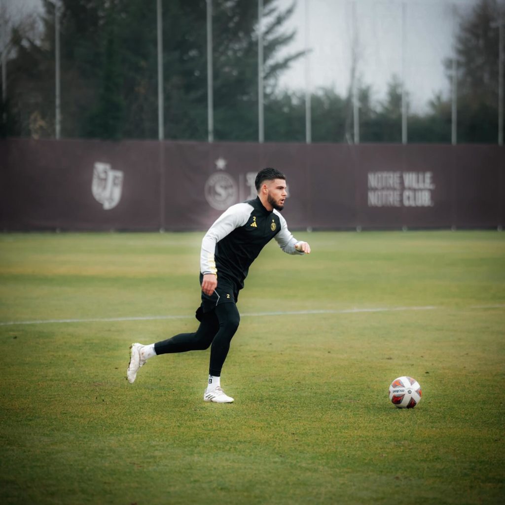 Omar Rekik training with Servette (Photo via Rekik on Instagram)