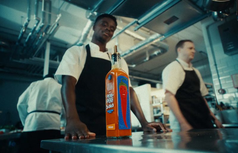 Saka creates Nando sauce